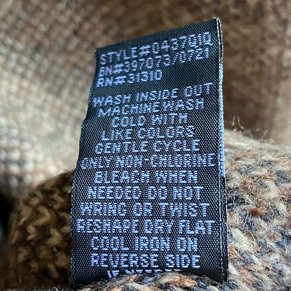 Fortune & Ivy Brown Plaid Cardigan Sweater Size M Open Front Knit Academia Comfy - Picture 7 of 8